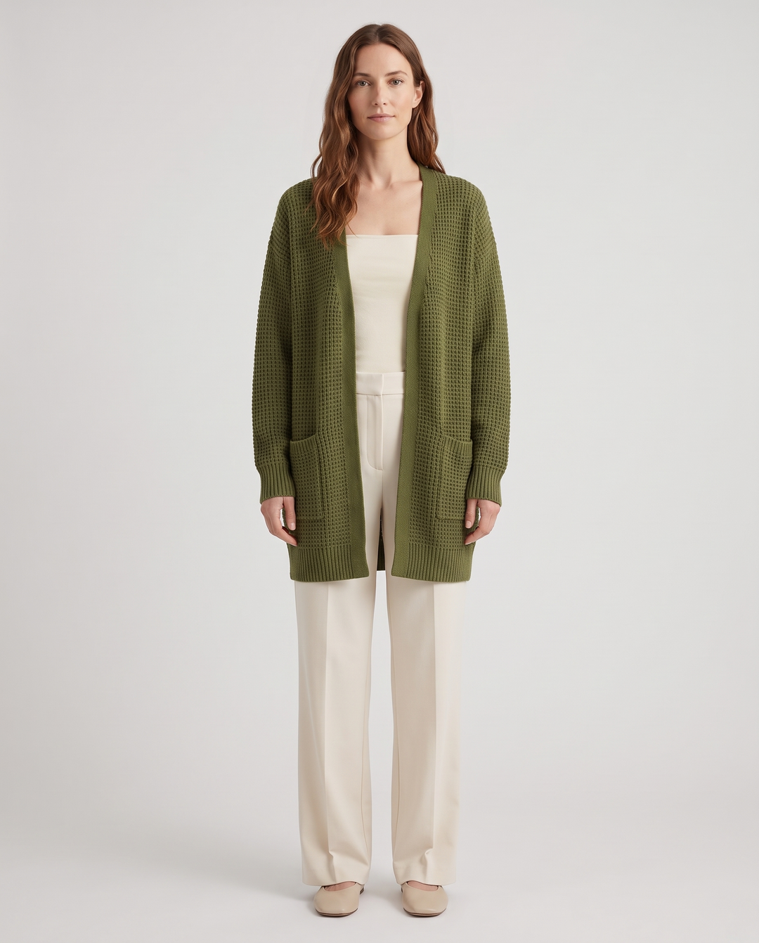 Genevieve | Women's Longline Oversized Cardigan for Layering