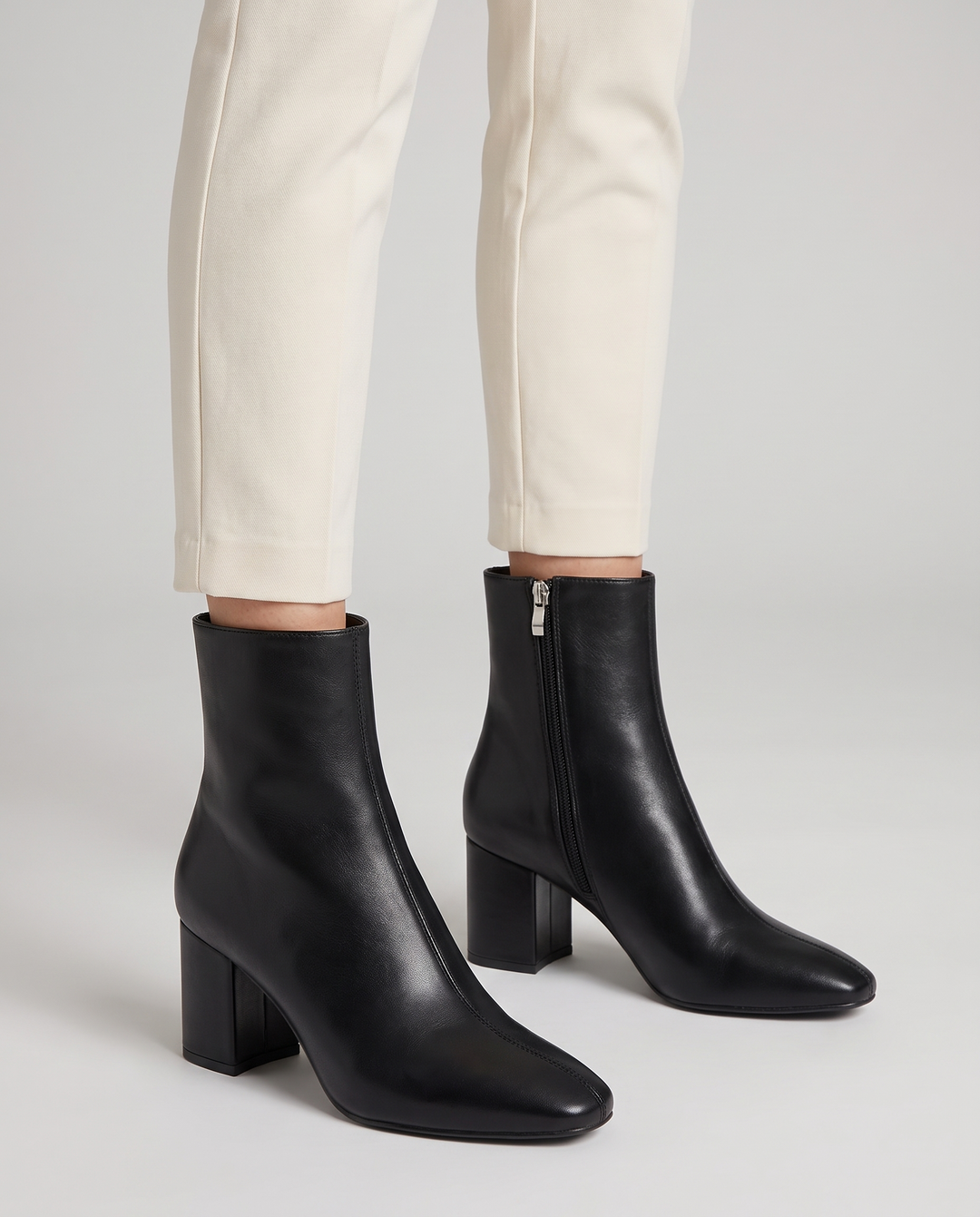 Xaviera | Women's Block Heel Pointed Toe Ankle Boots