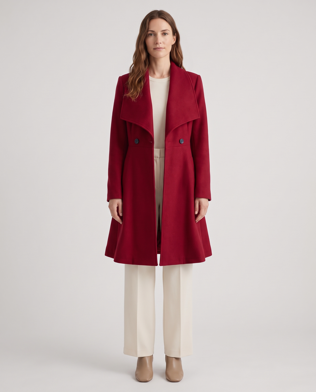Jacobine | Women's Lapel Wool Winter Coat