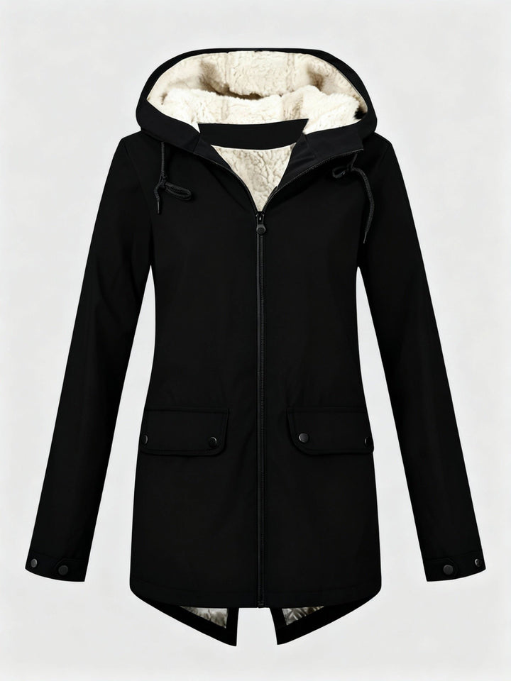 Hyacinthe | Women's Hooded Sherpa-Lined Parka Jacket