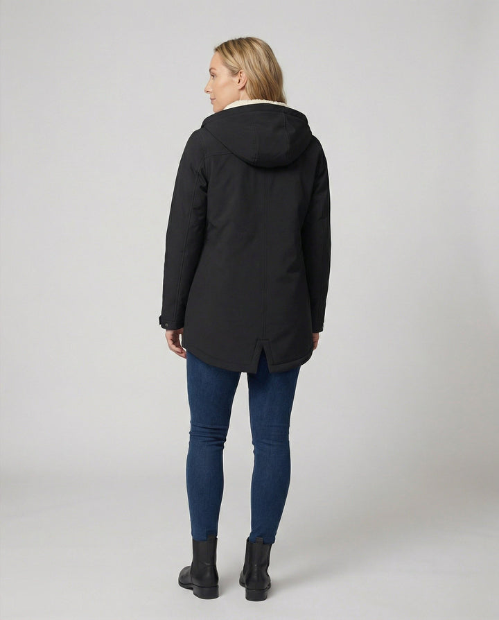 Hyacinthe | Women's Hooded Sherpa-Lined Parka Jacket