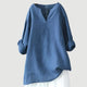 Damen Luftige Leichte Bluse – Lockere Langarm-Bluse für jeden Tag