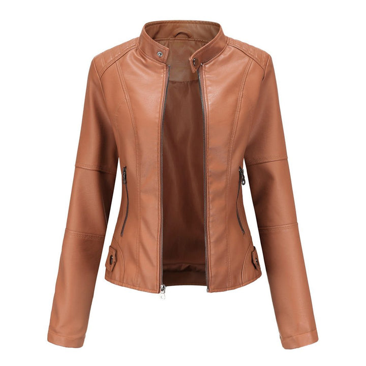 Ilana | Women's Leather-Look Zip-Up Jacket