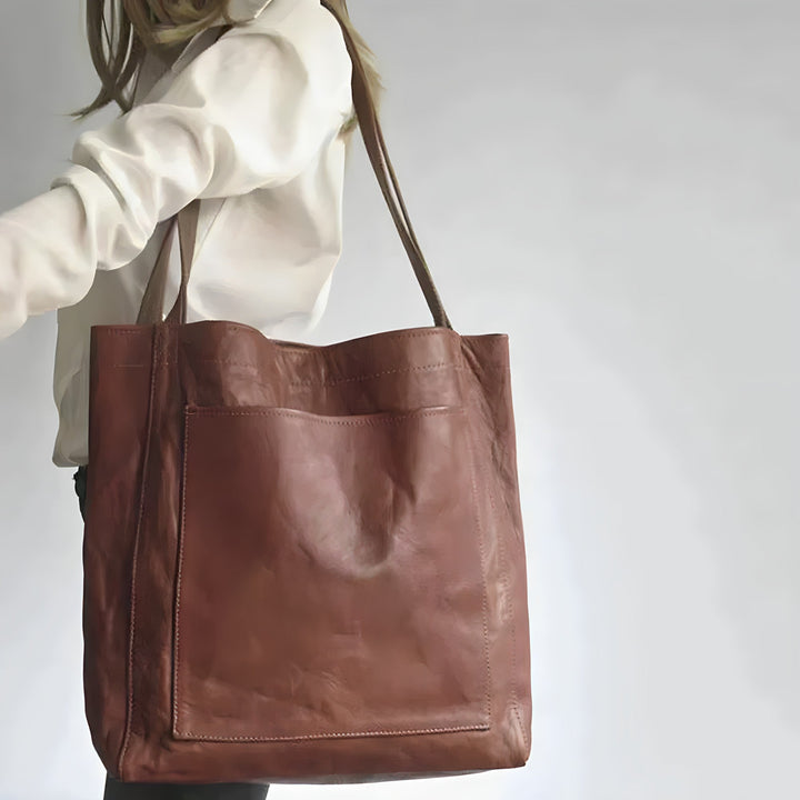 Juno | Women's Oversized Leather Tote Bag