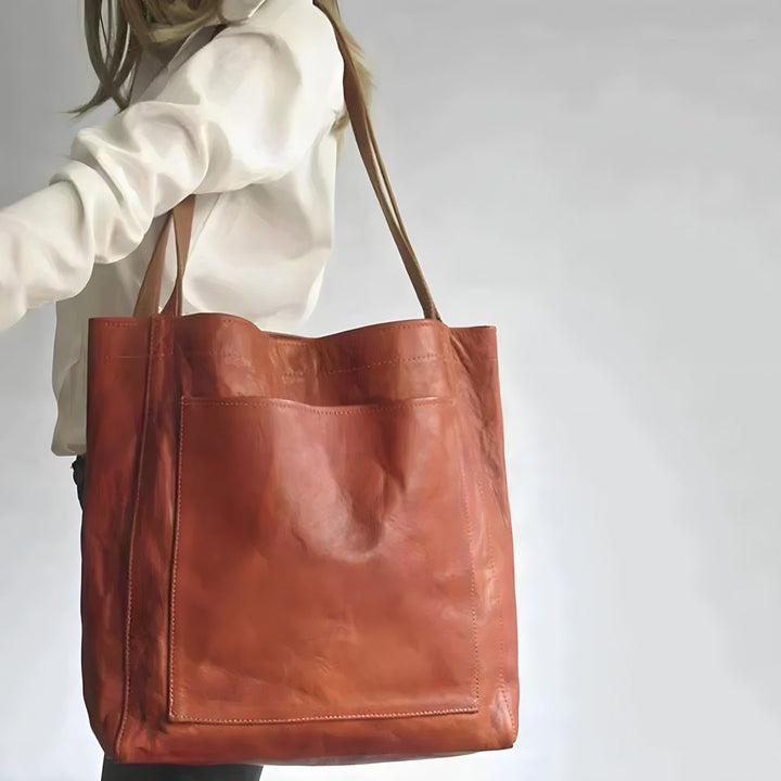 Juno | Women's Oversized Leather Tote Bag