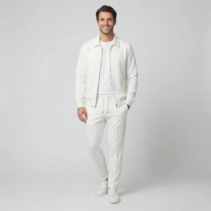 Roderick Men's Zip-Front Jacket and Slim Trousers Set - image 5