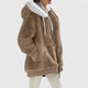 Darcey | Women's Hooded Ribbed Cardigan for Everyday Wear in Brown