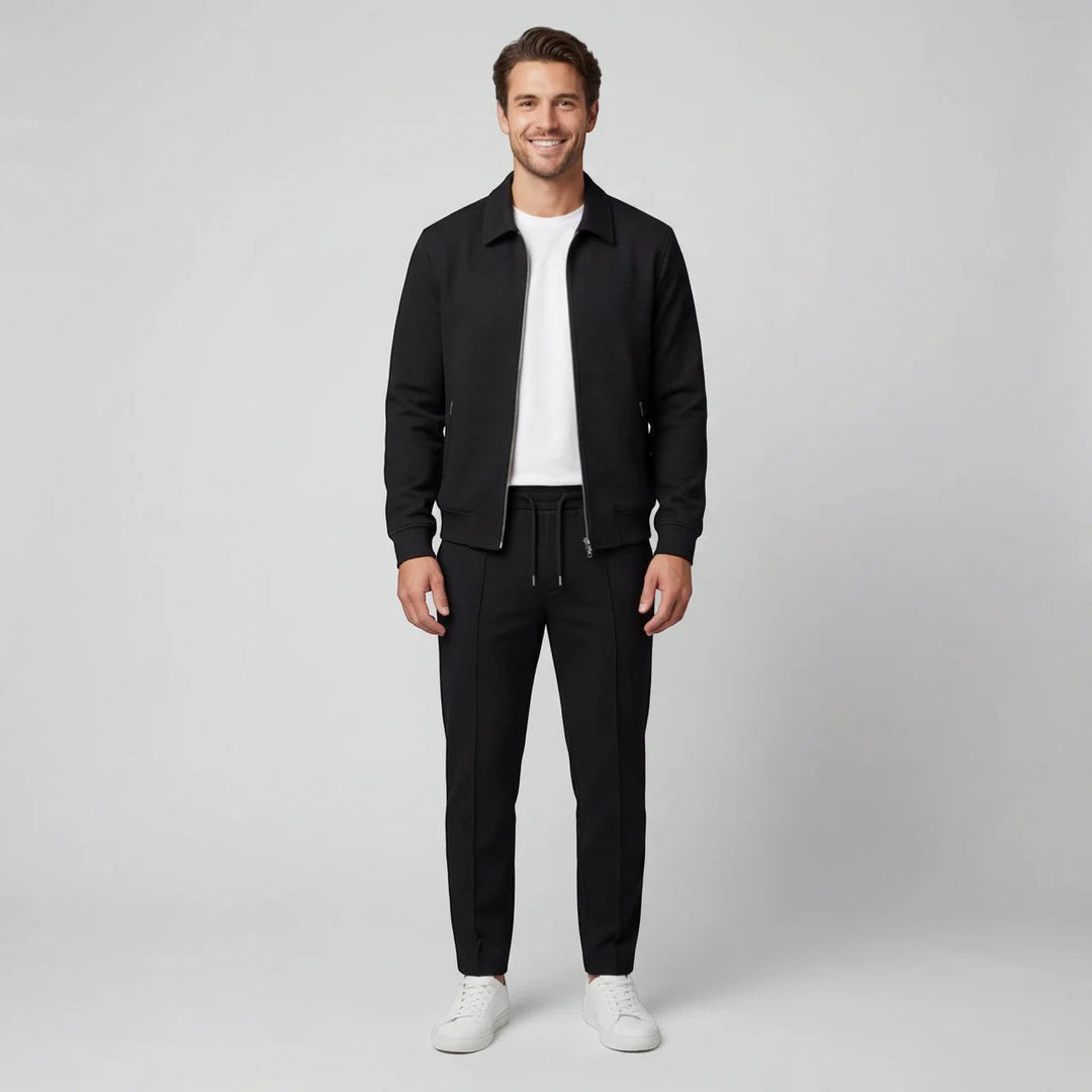Roderick Men's Zip-Front Jacket and Slim Trousers Set - image 1