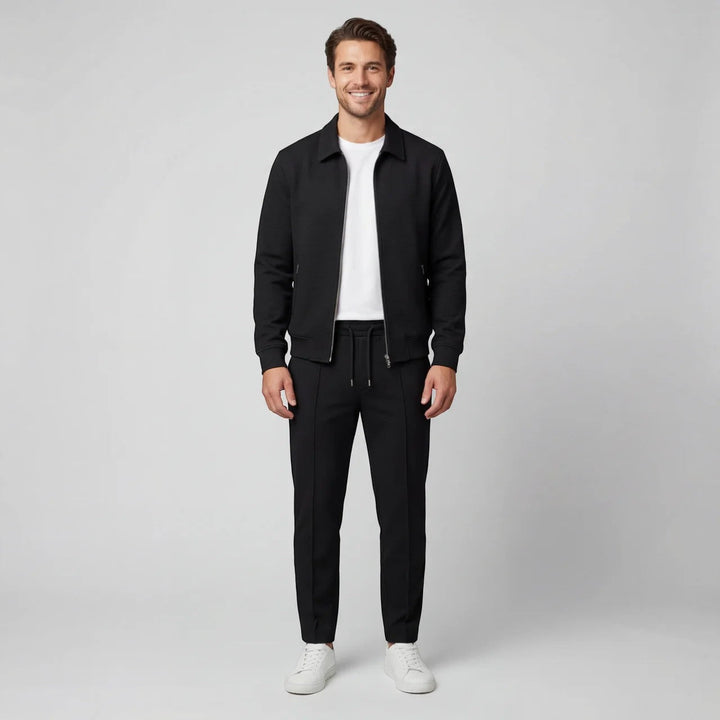 Roderick Men's Zip-Front Jacket and Slim Trousers Set - image 1