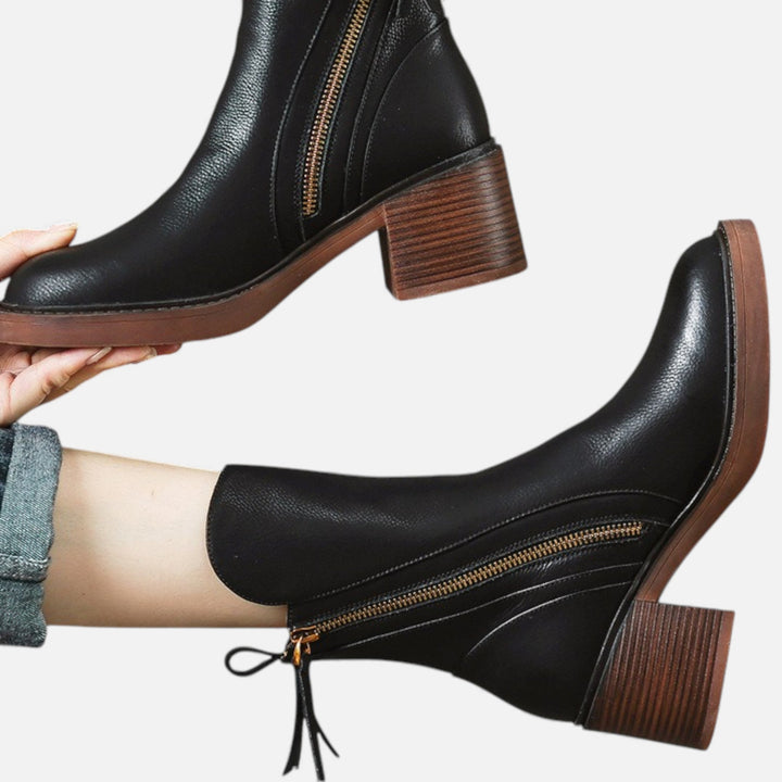 Bernardine | Women's Classic British‑Style Leather Boots