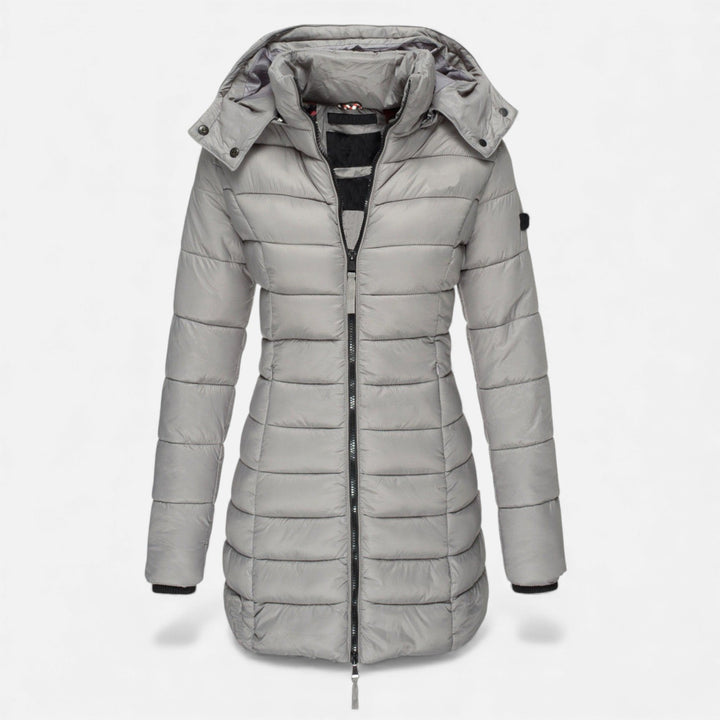 Colombine | Women's Puffer Quilted Slim Mid-Length Jacket