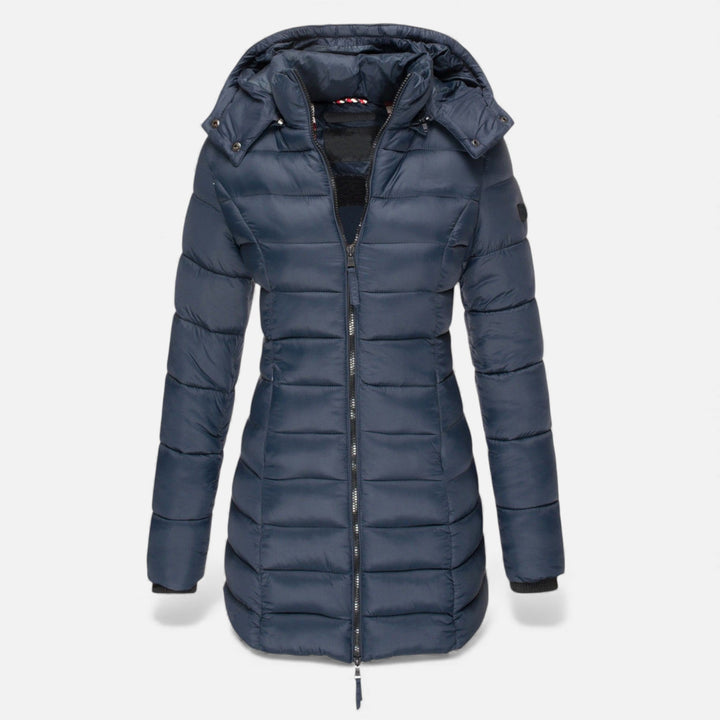 Colombine | Women's Puffer Quilted Slim Mid-Length Jacket