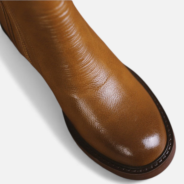 Bernardine | Women's Classic British‑Style Leather Boots
