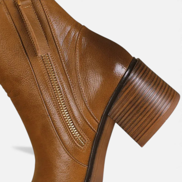 Bernardine | Women's Classic British‑Style Leather Boots