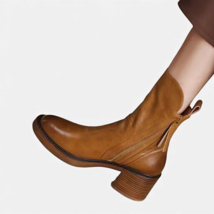 Bernardine | Women's Classic British‑Style Leather Boots