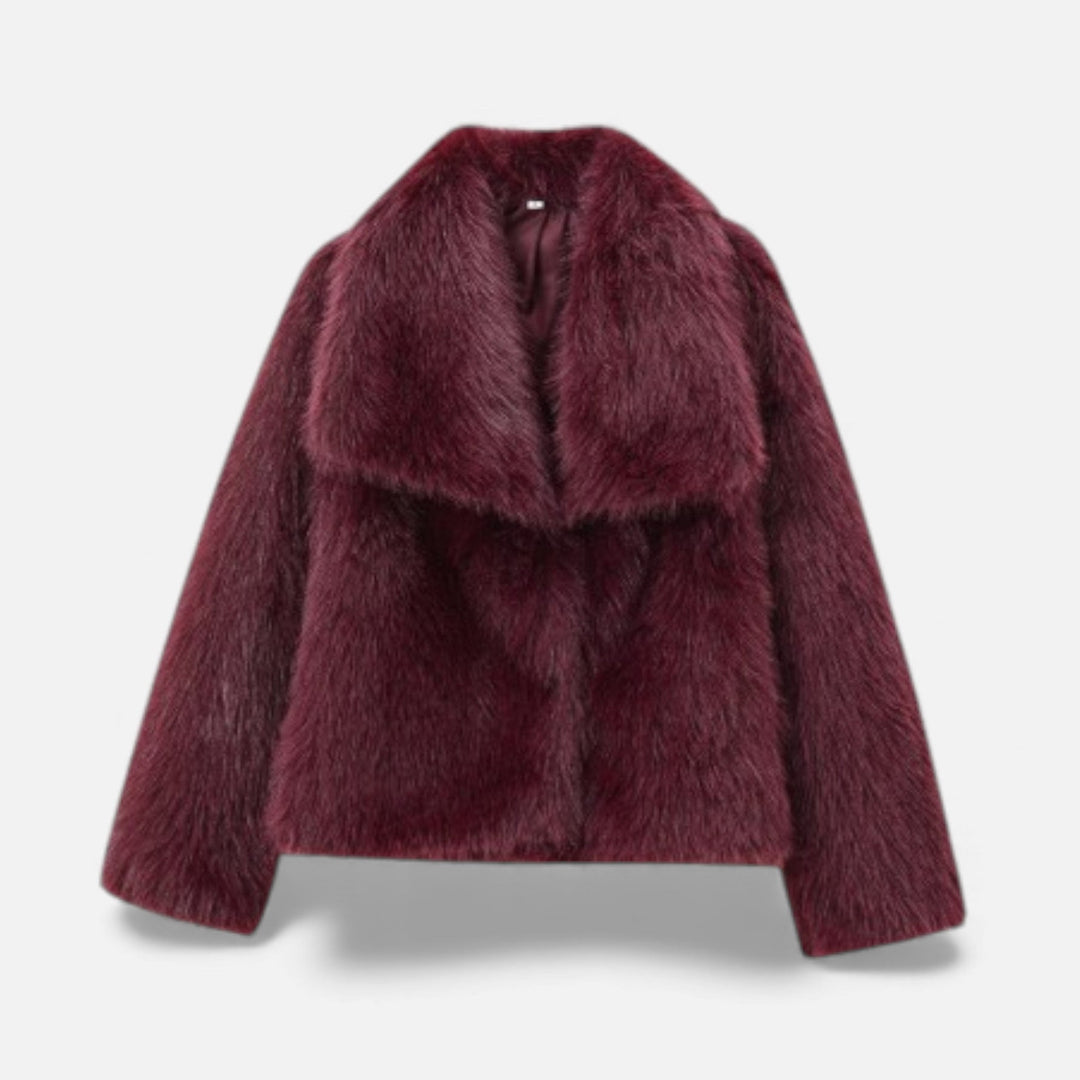 Helewise | Women's Faux-Fur Lapel Jacket