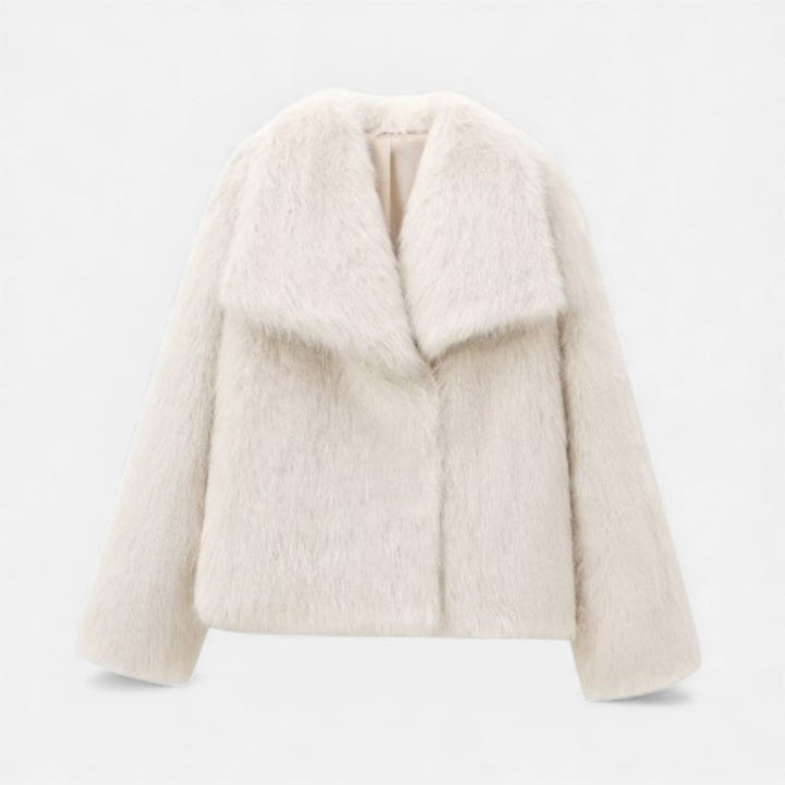 Helewise | Women's Faux-Fur Lapel Jacket