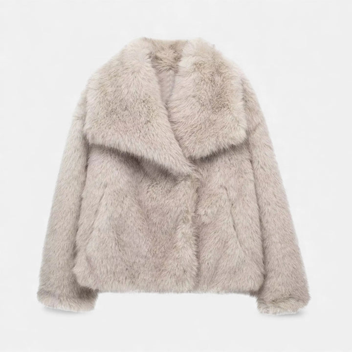 Helewise | Women's Faux-Fur Lapel Jacket