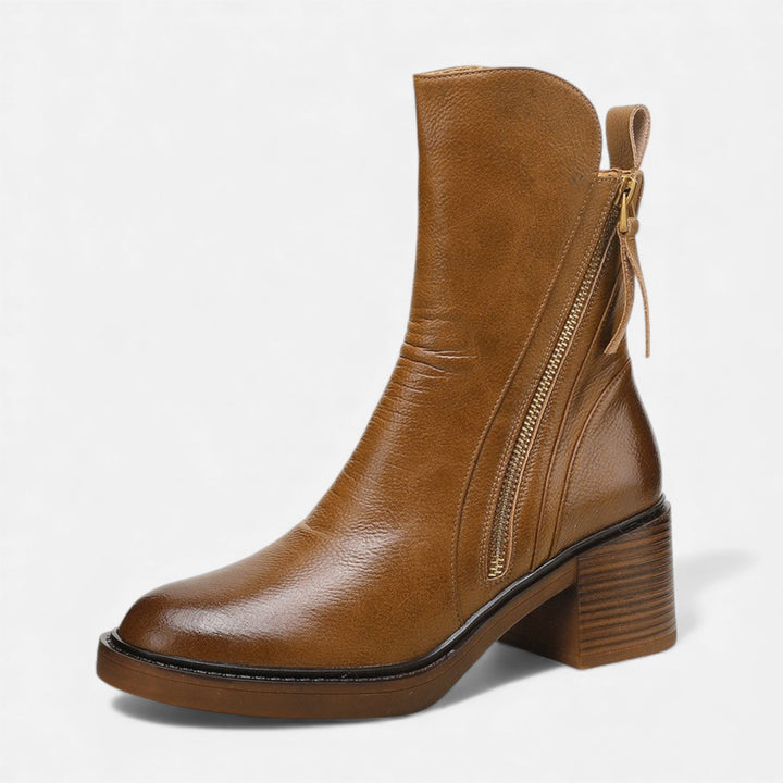 Bernardine | Women's Classic British‑Style Leather Boots