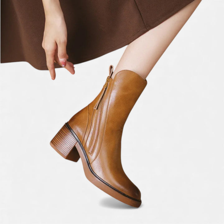 Bernardine | Women's Classic British‑Style Leather Boots