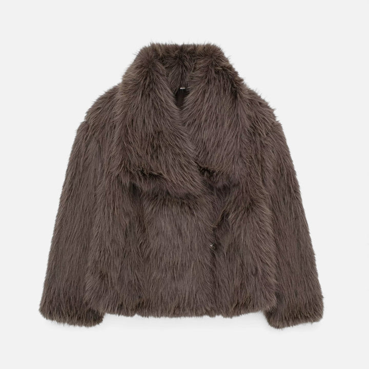 Helewise | Women's Faux-Fur Lapel Jacket