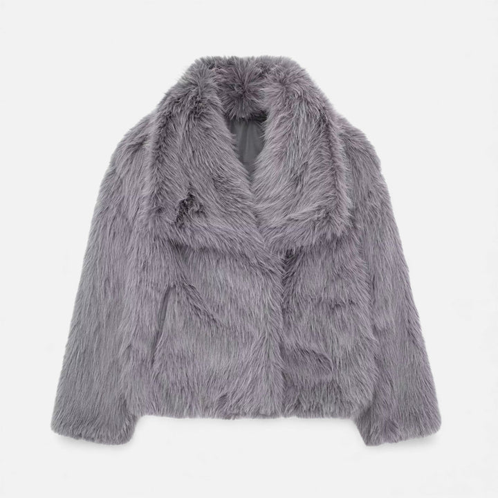 Helewise | Women's Faux-Fur Lapel Jacket