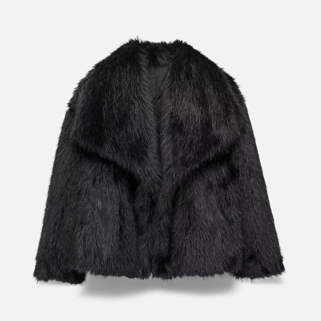 Helewise | Women's Faux-Fur Lapel Jacket