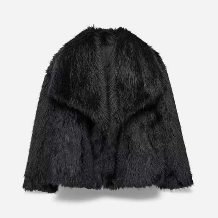 Helewise | Women's Faux-Fur Lapel Jacket