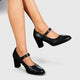 Winona Orthopedic-Style Brogue Mary Jane Block Heels - image 3