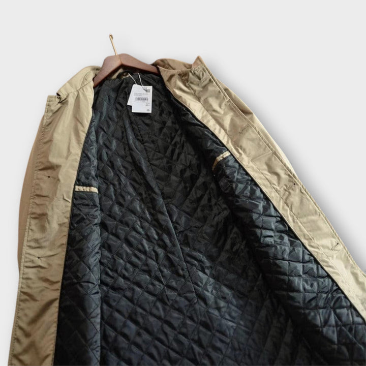 Nathaniel | Men's Lined Trench Coat for Fall and Winter