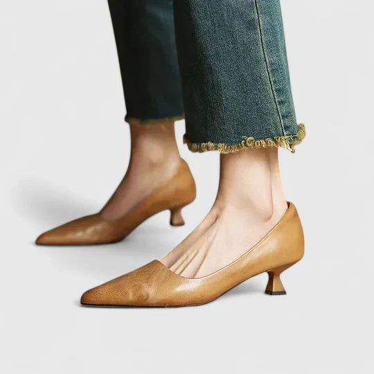 Carmela | Women's Pointed-Toe Block Heel Pumps, image 9