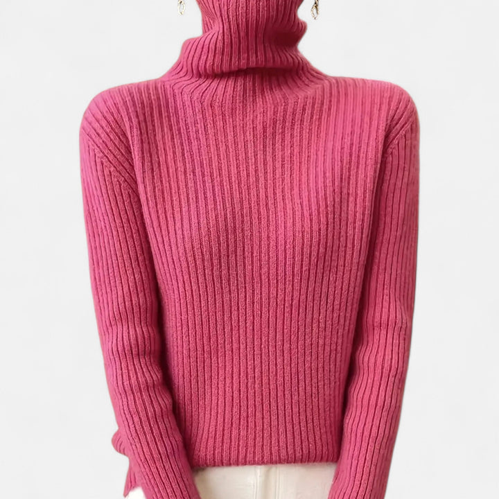Hedwige | Women's Thick Ribbed Turtleneck Sweater