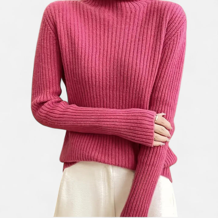 Hedwige | Women's Thick Ribbed Turtleneck Sweater