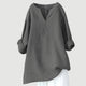 Damen Luftige Leichte Bluse – Lockere Langarm-Bluse für jeden Tag