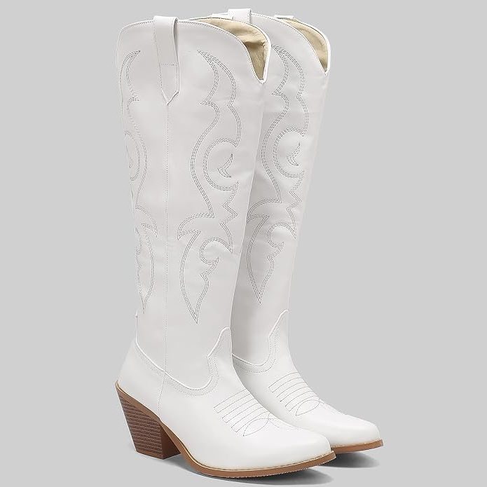 Isabel | Women's Western Calf High Boots with Pointed Toe