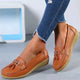 Amber Cushioned Tassel Loafers with Wedge Sole - image 8