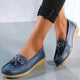 Amber Cushioned Tassel Loafers with Wedge Sole - image 9