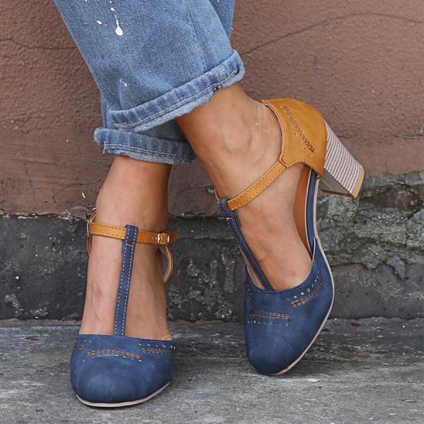 Honor | Women's T-Strap Block Heel Mary Janes, image 3