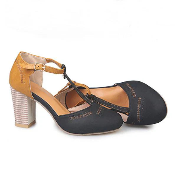 Honor | Women's T-Strap Block Heel Mary Janes, image 5
