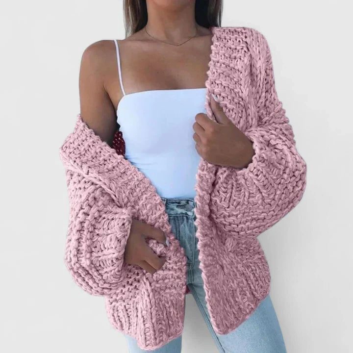 Kassia | Women's Chunky Knit Oversized Cardigan