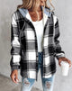 Kim | Women's Plaid Oversized Shirt Jacket