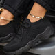 Karolina | Women's Knit Platform Sneakers with Lace-Up