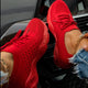 Karolina | Women's Knit Platform Sneakers with Lace-Up