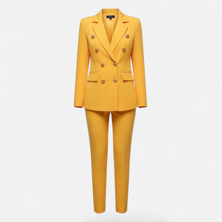 Bertrande | Women's Solid-Colour Tailored Two-Piece Suit Set