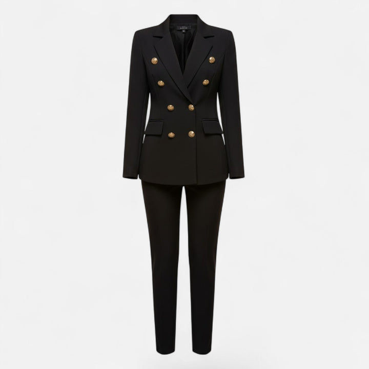 Bertrande | Women's Solid-Colour Tailored Two-Piece Suit Set