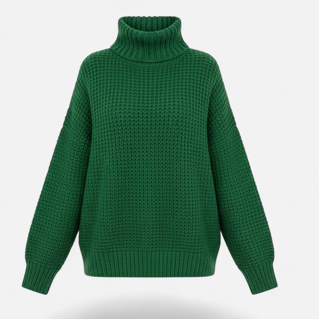 Delfina | Women's Wool-Blend Turtleneck Sweater
