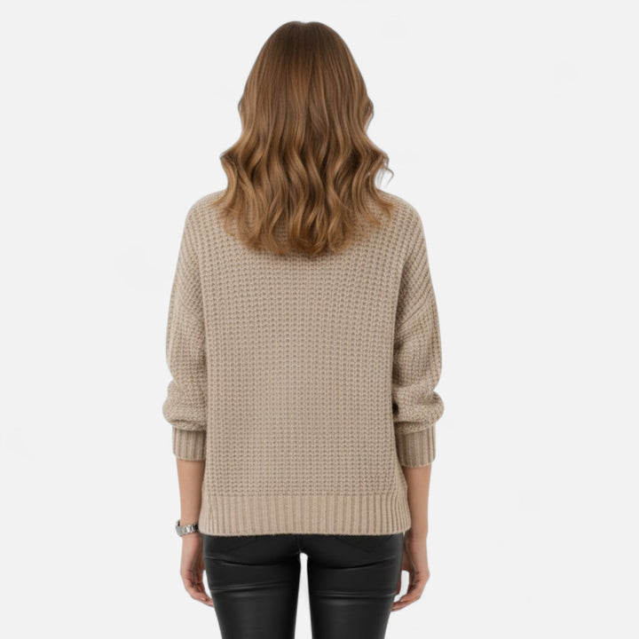 Delfina | Women's Wool-Blend Turtleneck Sweater