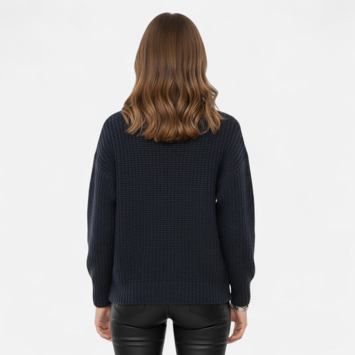 Delfina | Women's Wool-Blend Turtleneck Sweater