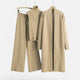Desiderata | Women's Knit Three-Piece Vest-Cardigan-Trousers Set