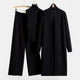 Desiderata | Women's Knit Three-Piece Vest-Cardigan-Trousers Set